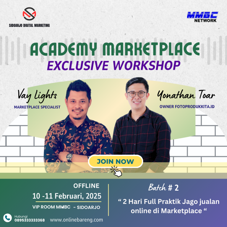 Workshop Academy Marketplace #2