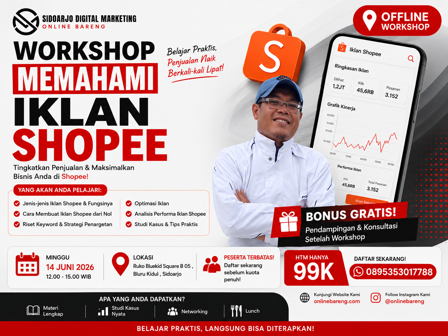 workshop shopee sidoarjo digital marketing