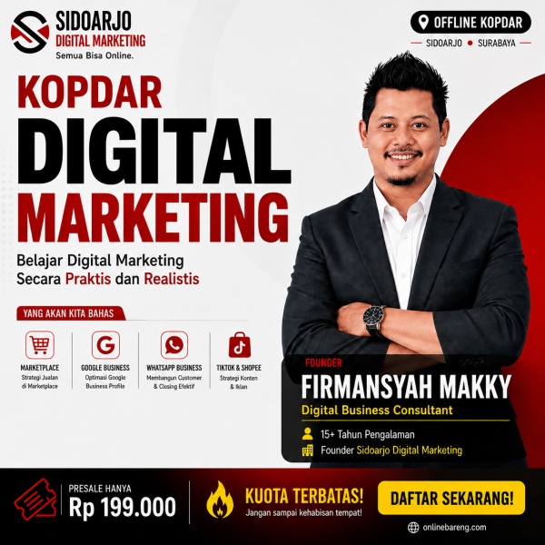 Kopdar Digital Marketing  20 September 2026